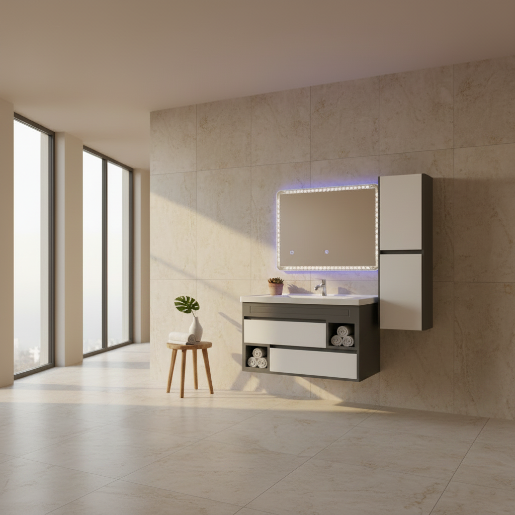 Pack 46 (80cmx47) 2 niches gris blanc